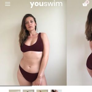 YOUSWIM Eva Standard Waist in Garnet